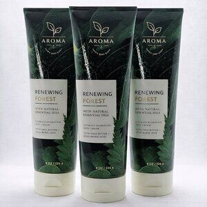 Bath & Body Works Body Cream Bundle RENEWING FOREST 3 pack NEW